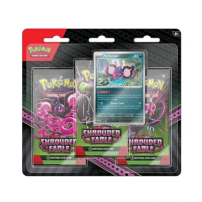 Pokemon Scarlet and Violet 6.5 Shrouded Fable 3 Pack Blister