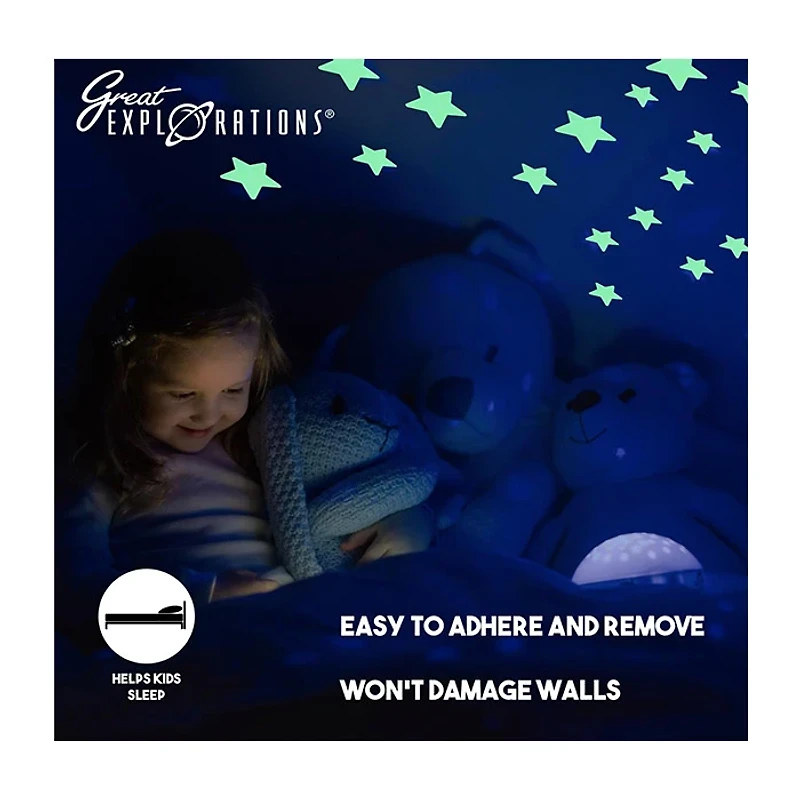 Great Explorations Glowing Wonder Stars 50 Pieces