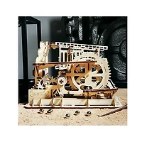3D Wooden Puzzle Mechanical Marble Squad with Display Case