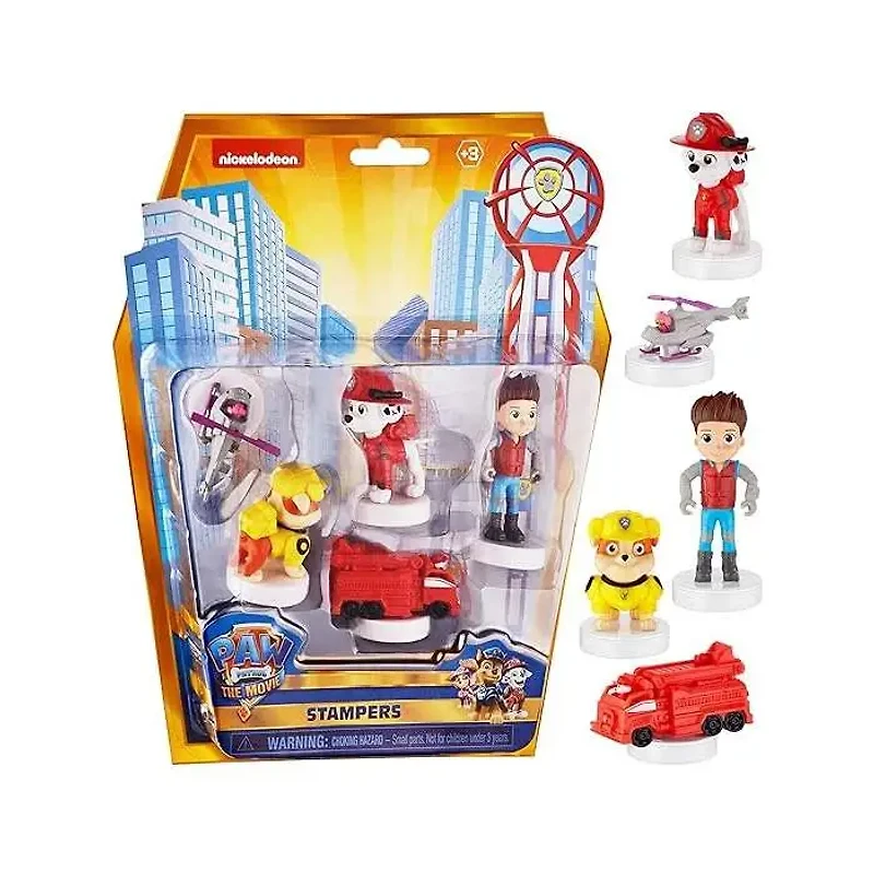 Nickelodeon Paw Patrol With Stampers 5 Pack Figure
