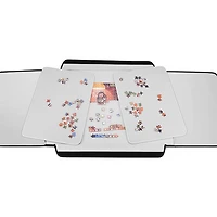 Tradeopia Portable Tri Fold Jigsaw Puzzle Storage Case Black Up To 1500 Pieces