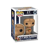 Funko Pop! Movies Extra Terrestrial ET Figure With Flowers