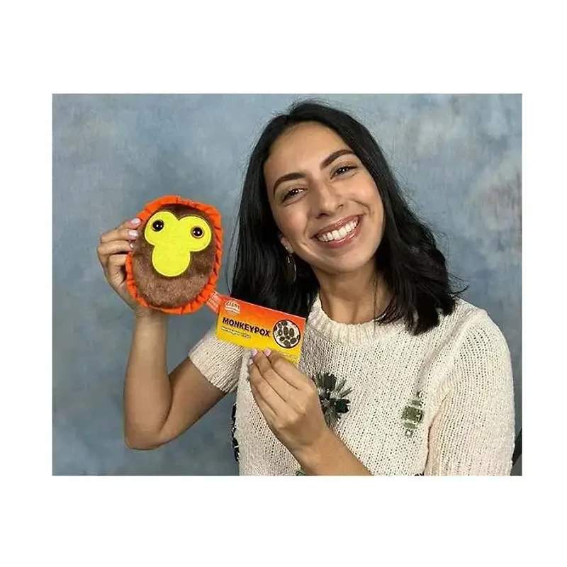 Giant Microbes Plush Monkeypox Doll