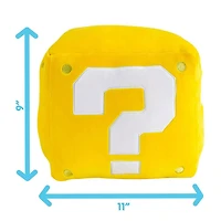 TOMY Plush Mocchi Nintendo Super Mario Question Block Mega 9 Inch Toy