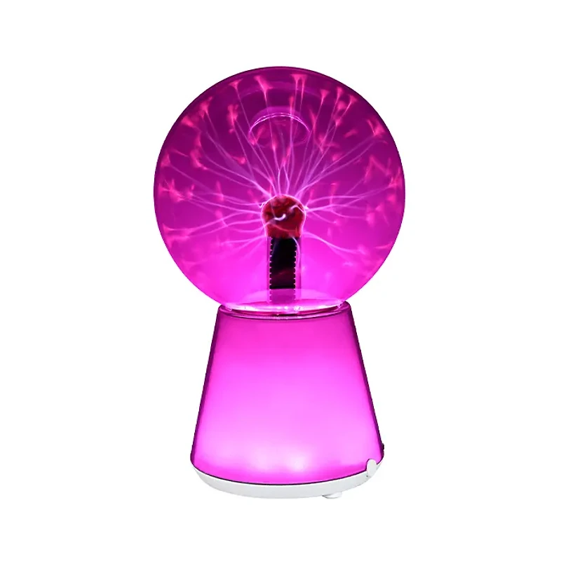 Plasma Ball 6 Inch with RGB Light Base