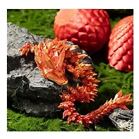 3D Dragon Egg Articulated Crystal Multi Color 11 Inch Assorted (Random Pick)