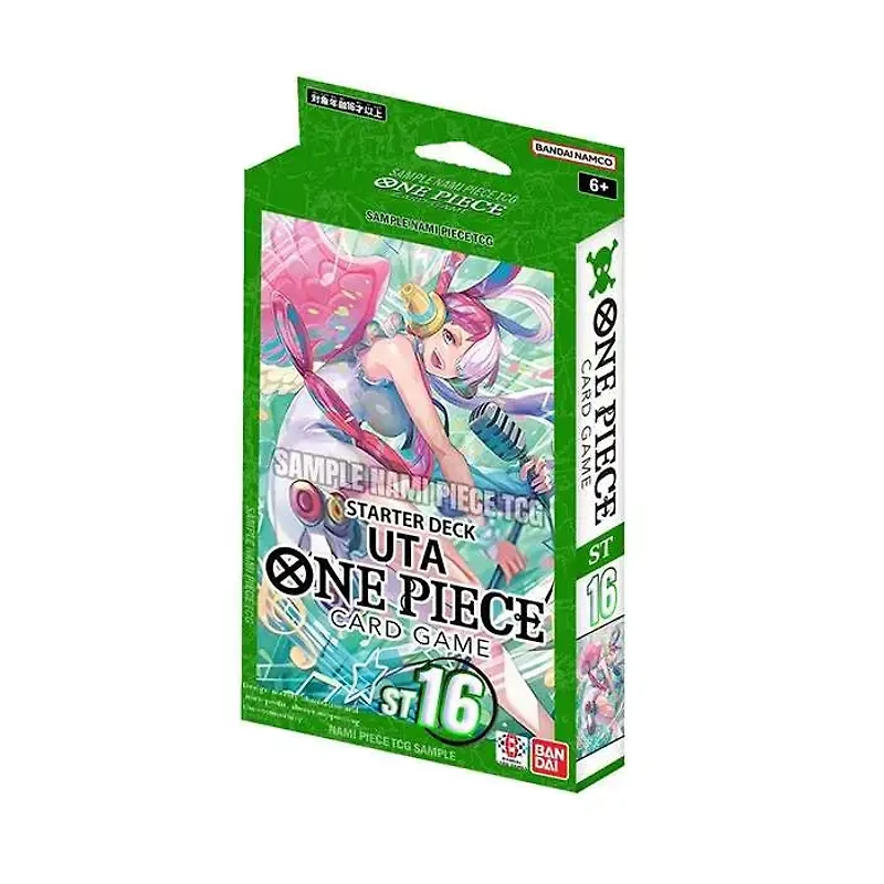 BANDAI One Piece Trading Card Game Uta Green Starter Deck ST 16