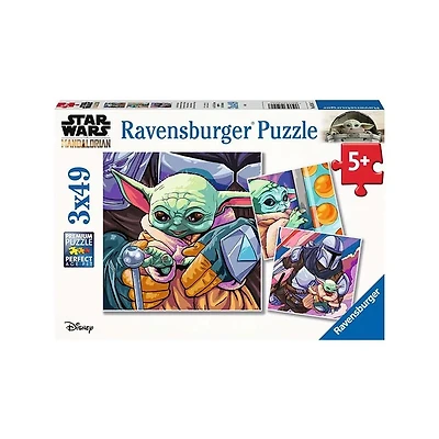 Ravensburger The Mandalorian Grogu Moments 3×49 Piece Jigsaw Puzzle