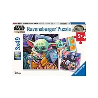 Ravensburger The Mandalorian Grogu Moments 3×49 Piece Jigsaw Puzzle