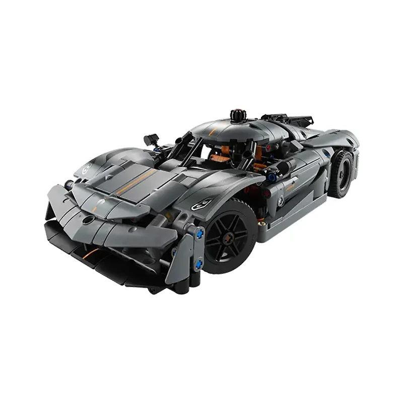 LegoTechnic Koenigsegg Jesko Absolut Grey Hypercar – 801 Pieces