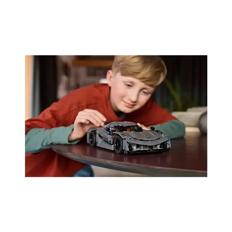 LegoTechnic Koenigsegg Jesko Absolut Grey Hypercar – 801 Pieces
