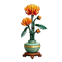 Lego Icons Chrysanthemum Flower Botanical Decor Building Set 278 Pieces