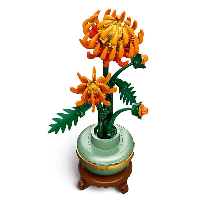 Lego Icons Chrysanthemum Flower Botanical Decor Building Set 278 Pieces