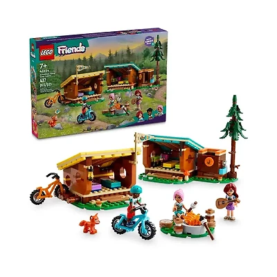 LEGO Friends Adventure Camp Cozy Cabins – 437 Pieces