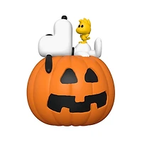 Funko Pop! Deluxe Peanuts Snoopy And WoodStock With Pumpkin