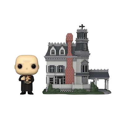 Funko Pop! Town Uncle Fester And Addams Family Mansion