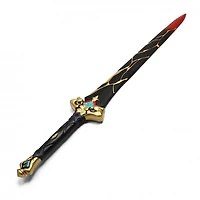 Sword Black Star Rail Foam Prop 39.5 Inch