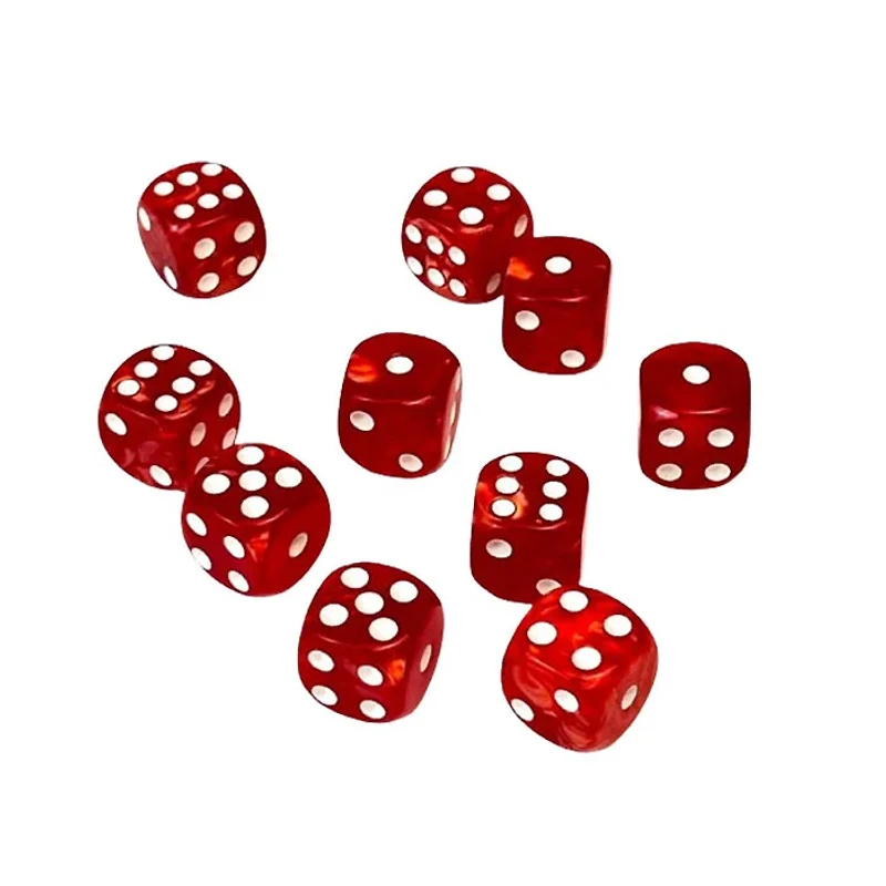 Tradeopia D6 Dice 12 Piece Sets Assorted Colors (Random Pick)