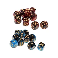 Tradeopia D6 Dice 12 Piece Sets Assorted Colors (Random Pick)