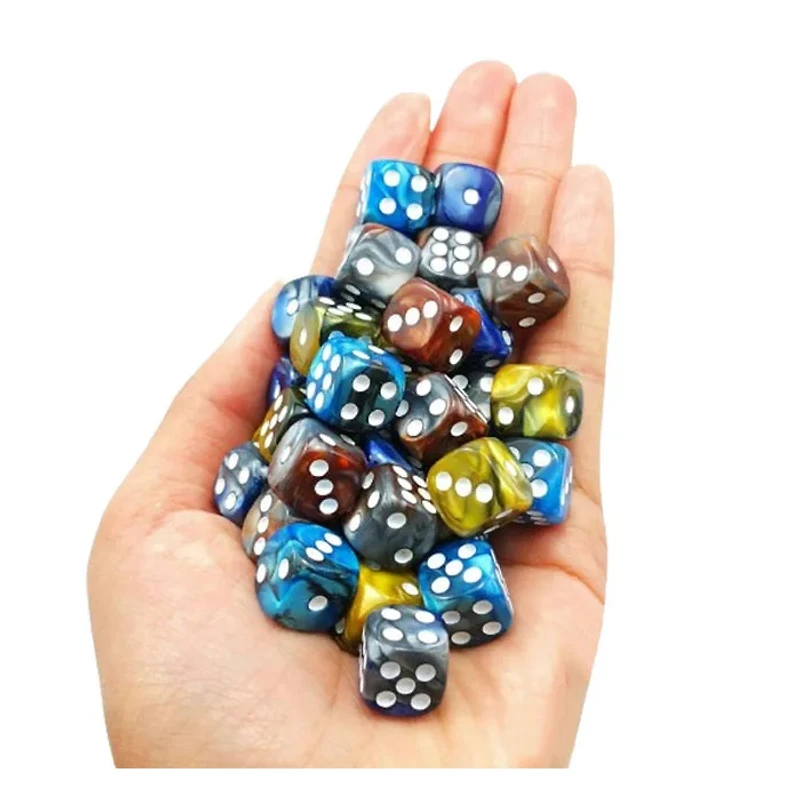 Tradeopia D6 Dice 12 Piece Sets Assorted Colors (Random Pick)