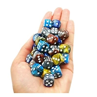 Tradeopia D6 Dice 12 Piece Sets Assorted Colors (Random Pick)