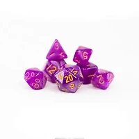 Tradeopia D&D Mini Dice 7 Piece Sets Assorted Colors (Random Pick)