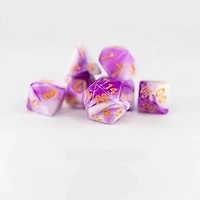Tradeopia D&D Mini Dice 7 Piece Sets Assorted Colors (Random Pick)