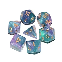 Tradeopia D&D Mini Dice 7 Piece Sets Assorted Colors (Random Pick)
