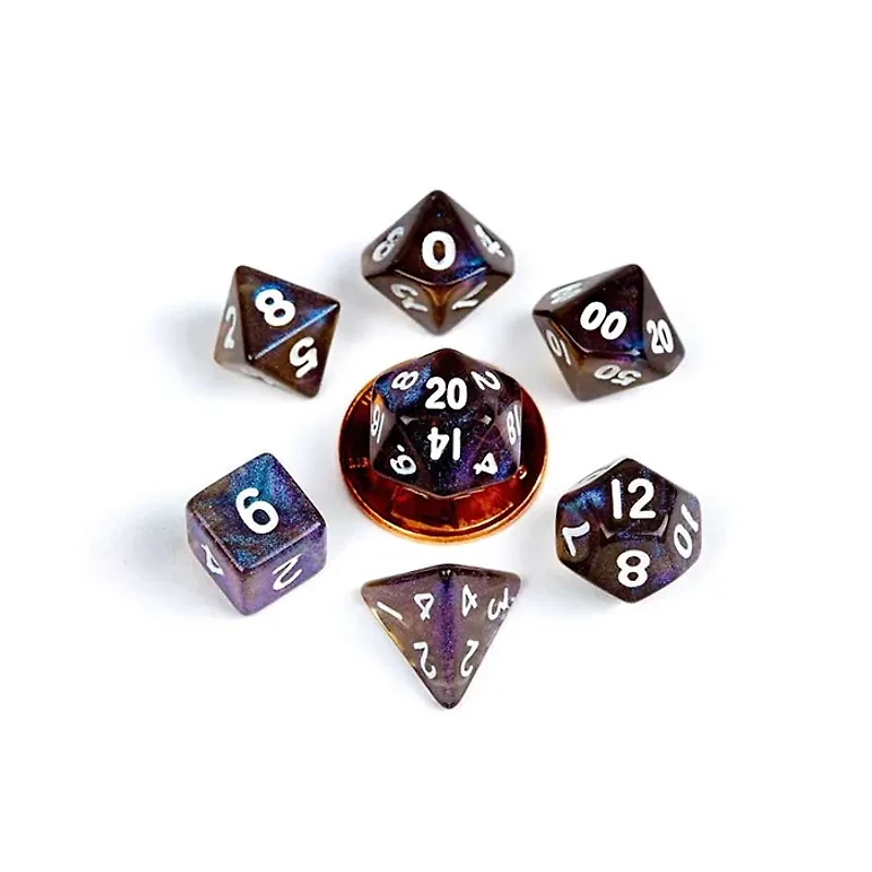 Tradeopia D&D Mini Dice 7 Piece Sets Assorted Colors (Random Pick)