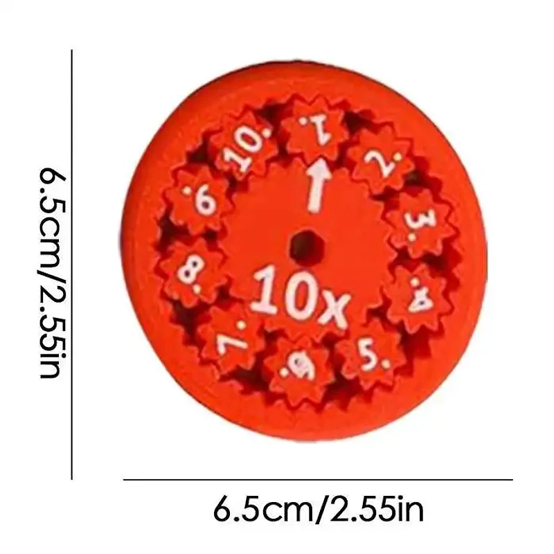 Fidget Spinners Math Assorted colours 9 Pieces (Random Pick)