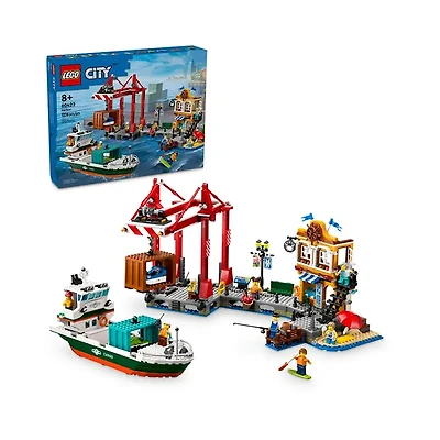 LEGO City Seaside Harbor with Cargo Ship 1226 Pieces