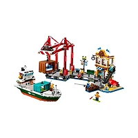LEGO City Seaside Harbor with Cargo Ship 1226 Pieces