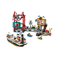 LEGO City Seaside Harbor with Cargo Ship 1226 Pieces