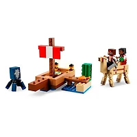 LEGO MineCraft The Pirate Ship Voyage Toy Boat 166 Pieces