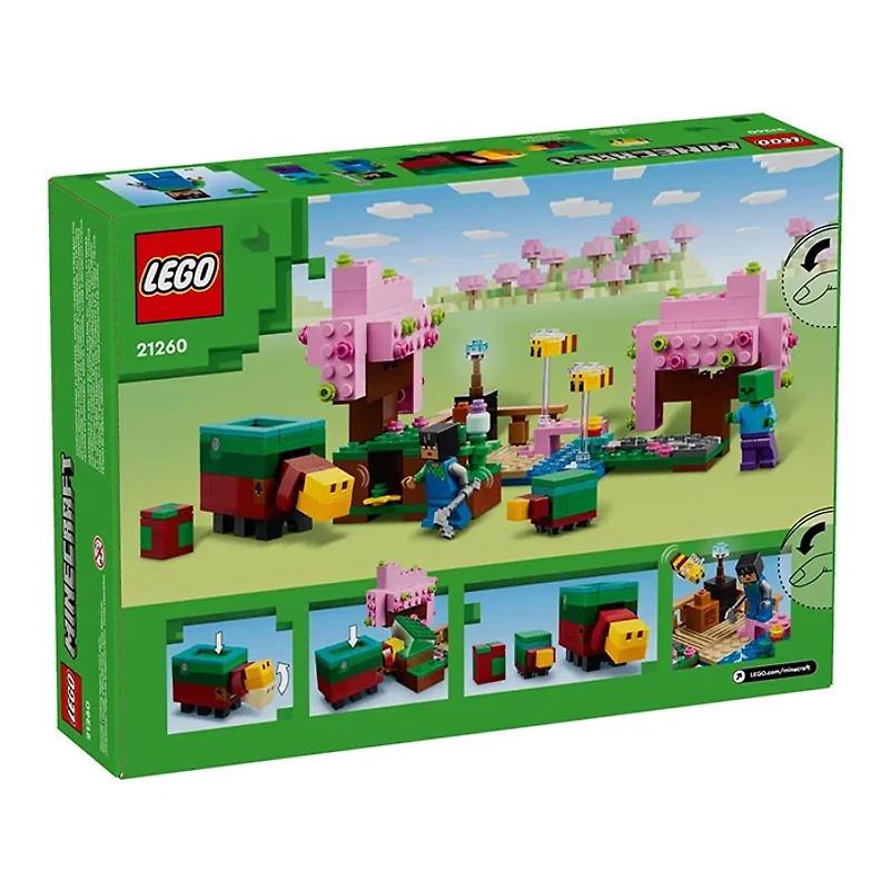 LEGO MineCraft Cherry Blossom Garden Toy 304 Pieces