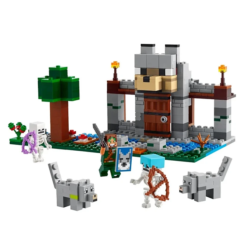 LEGO Minecraft The Wolf Stronghold Building Set 312 Pieces