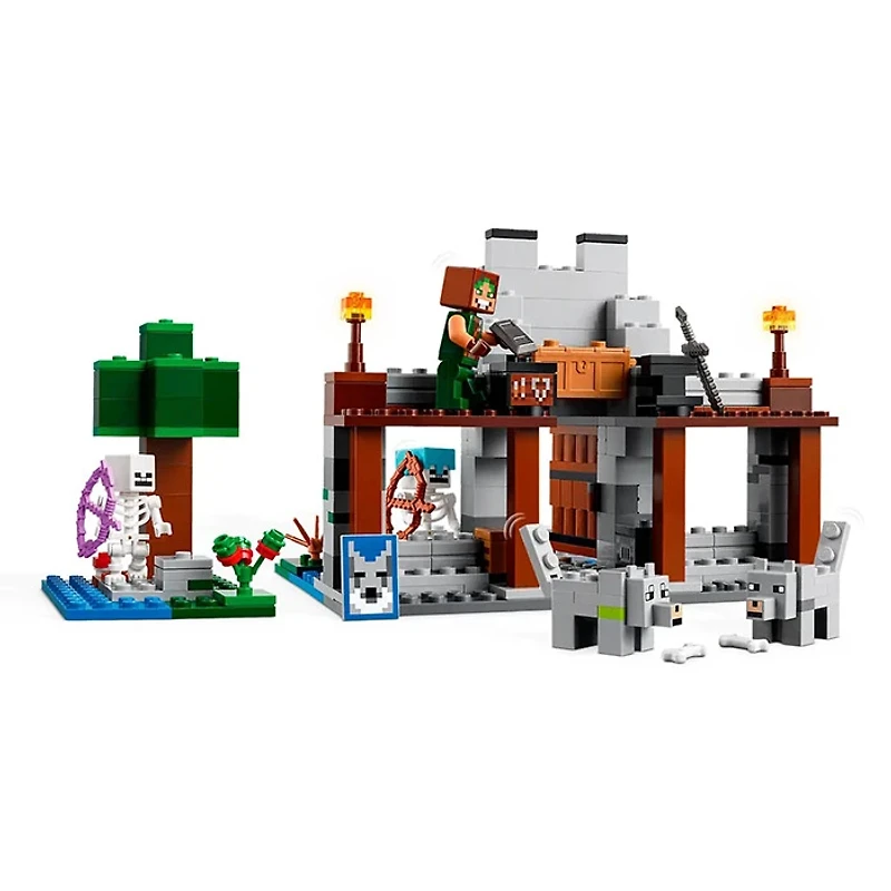 LEGO Minecraft The Wolf Stronghold Building Set 312 Pieces