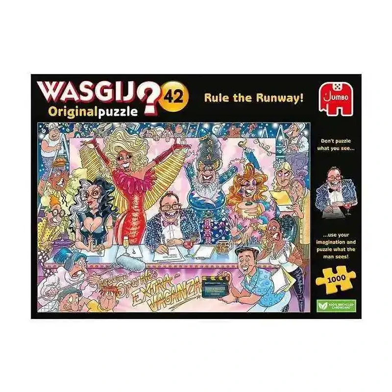 Jumbo Wasgij Rule The Runway 42 Puzzle Original 1000 Pieces