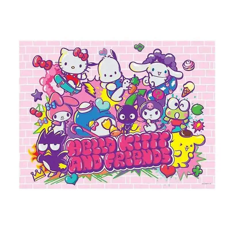 USAOPOLY Hello Kitty And Friends Tokyo Skate Puzzle 1000 Pieces