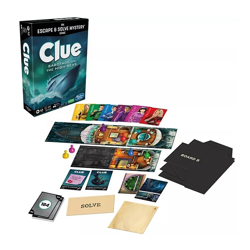 Clue Sabotage On The High Seas An Escape & Solve Mystery Game