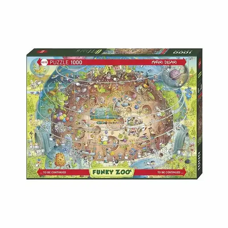 Heye Funky Zoo Cosmic Habitat 1000 Pieces Jigsaw Puzzle