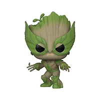 Funko Pop! Movies Marvel We Are Groot: Groot as Wolverine