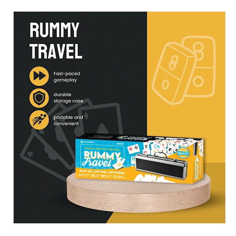 Tradeopia Rummy Travel with Aluminium Case