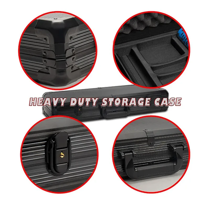 Tradeopia 500 Pieces Casino Poker Set With Black Case