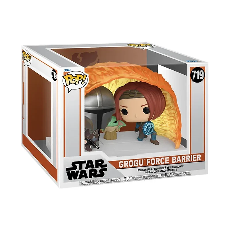 Funko Pop! Star wars Moments The Mandalorian Grogu Force Barrier