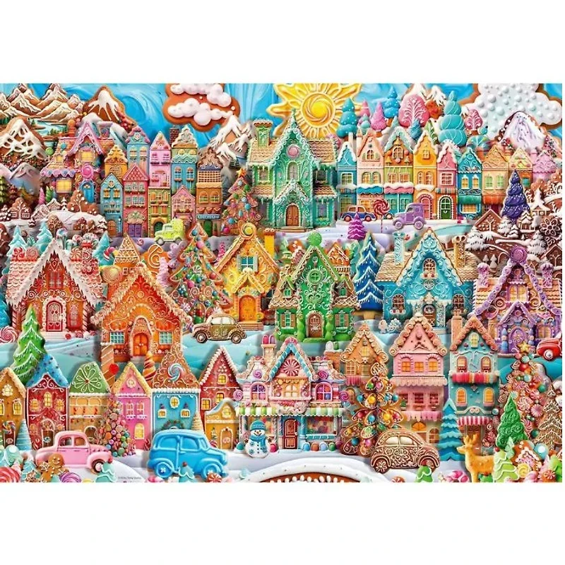 Ravensburger Christmas Cookie Village 1000 piece Jigsaw Puzzle