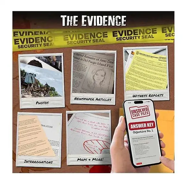 In-Store Unsolved Case Files Jane Doe Murder Mystery Game