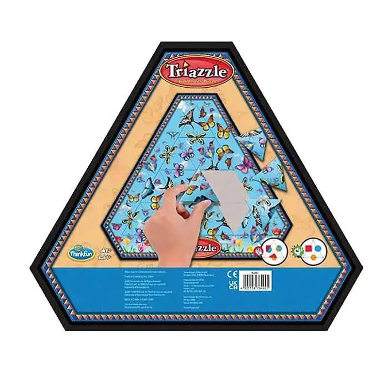 ThinkFun Triazzles Butterflies Brain Puzzle
