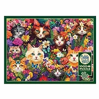 Cobble Hill Blooming Whiskers Puzzle 1000 Pieces