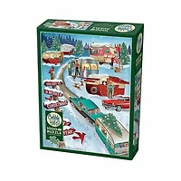 Cobble Hill Christmas Campers Puzzle 1000 Pieces